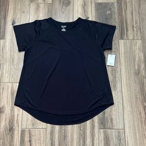 NEW Tek Gear Women's Black Short Sleeve Top